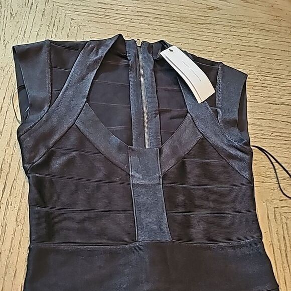 Black bandage dress size S NWT French Connection - Picture 2 of 10